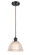 Arietta - 1 Light - 8 inch - Oil Rubbed Bronze - Cord hung - Mini Pendant (3442|516-1P-OB-G422)