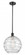 Athens Deco Swirl - 1 Light - 12 inch - Matte Black - Mini Pendant (3442|516-1S-BK-G1213-12)