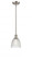 Castile - 1 Light - 6 inch - Brushed Satin Nickel - Mini Pendant (3442|516-1S-SN-G382-LED)