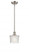 Niagara - 1 Light - 7 inch - Brushed Satin Nickel - Mini Pendant (3442|516-1S-SN-G402-LED)