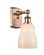 Ellery - 1 Light - 5 inch - Antique Copper - Sconce (3442|516-1W-AC-G391-LED)