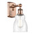 Ellery - 1 Light - 5 inch - Antique Copper - Sconce (3442|516-1W-AC-G394-LED)