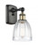 Brookfield - 1 Light - 6 inch - Black Antique Brass - Sconce (3442|516-1W-BAB-G442)