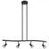4 Light Adjustable LED Pendant or Semi-Flush (7|52206LEDDLP-BL)