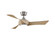 Wrap Custom Indoor/Outdoor Smart Ceiling Fan DC Motor- Brushed Nickel (90|MAD8530BN)