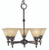 5-Light Antique Brass Taylor Dining Chandelier (84|2435 AB/WH)