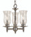 3-Light Polished Silver Sheraton Mini Chandelier (84|2508 PS)