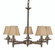 5-Light Siena Bronze Sheraton Dining Chandelier (84|2515 SBR)