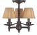 3-Light Siena Bronze Sheraton Flush / Semi-Flush Mount (84|2516 SBR)