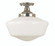 1-Light Brushed Nickel Taylor Flush / Semi-Flush Mount (84|2558 BN)
