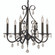 6-Light Brushed Nickel Liebestraum Dining Chandelier (84|2986 BN)