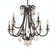 9-Light Brushed Nickel Liebestraum Dining Chandelier (84|2999 BN)