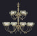 15-Light Polished Brass Chancery Foyer Chandelier (84|7515 PB)