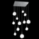 Gem Square 12pc Multi-Pendant (1289|CHB0039-12-GM-C-C01-L1)