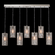 Uptown Mesh Linear 7pc Multi-Pendant (1289|PLB0019-07-MB-0-C01-E2)