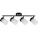 Ridgecrest Collection Black Four-Head Multi-Directional Track (149|P900012-031)
