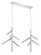 12 Light Linear Chandelier (276|917-6CH-LED-2LCH)