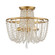 Arcadia 15'' Antique Gold Semi Flush Mount (205|ARC-1900-GA-CL-MWP)