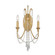 Arcadia 2 Light Antique Gold Sconce (205|ARC-1902-GA-CL-MWP)