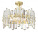 Bolton 20.75'' Aged Brass Semi Flush Mount (205|BOL-8884-AG)