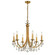 Bridgehampton 26'' Swarovski Spectra Crystal Antique Gold Chandelier (205|8826-GA-CL-SAQ)