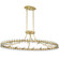 Clover 12 Light Aged Brass Chandelier (205|CLO-8897-AG)