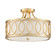 Libby Langdon Graham 15'' Antique Gold Semi Flush Mount (205|285-GA)