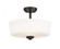 3 Light Semi Flush Mount (276|220SF3-MB)