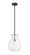 1 Light Pendant (276|476P-ROD-MB-OBR)