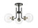 3 Light Semi Flush Mount (276|477-3SF-MB-BN)