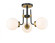 3 Light Semi Flush Mount (276|477-3SF-MB-OBR)