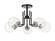 5 Light Semi Flush Mount (276|477-5SF-MB-BN)