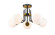 5 Light Semi Flush Mount (276|477-5SF-MB-OBR)