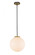 1 Light Pendant (276|477P14-MB-OBR)