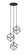 3 Light Chandelier (276|478-3MB-BN)