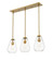 3 Light Linear Chandelier (276|488P8-3L-OBR)