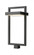 1 Light Outdoor Post Mount Fixture (276|566PHXLS-BK-LED)