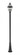 3 Light Outdoor Post Mounted Fixture (276|580PHB-519P-BK)