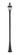 2 Light Outdoor Post Mounted Fixture (276|580PHM-519P-BK)