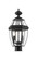 2 Light Outdoor Post Mount Fixture (276|580PHM-BK)