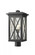 1 Light Outdoor Post Mount Fixture (276|583PHBR-BK)