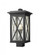 1 Light Outdoor Post Mount Fixture (276|583PHBS-BK)