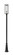 1 Light Outdoor Post Mounted Fixture (276|584PHBR-519P-BK)
