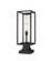 1 Light Outdoor Pier Mounted Fixture (276|584PHMS-SQPM-BK)