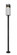 1 Light Outdoor Post Mounted Fixture (276|585PHBR-567P-BK-LED)