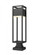 1 Light Outdoor Pier Mounted Fixture (276|585PHBS-SQPM-BK-LED)