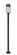 1 Light Outdoor Post Mounted Fixture (276|585PHMR-567P-BK-LED)