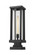 1 Light Outdoor Pier Mounted Fixture (276|586PHBS-SQPM-BK)