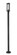 1 Light Outdoor Post Mounted Fixture (276|586PHMR-567P-BK)