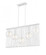 5 Light Linear Chandelier (276|801-5L-WH)